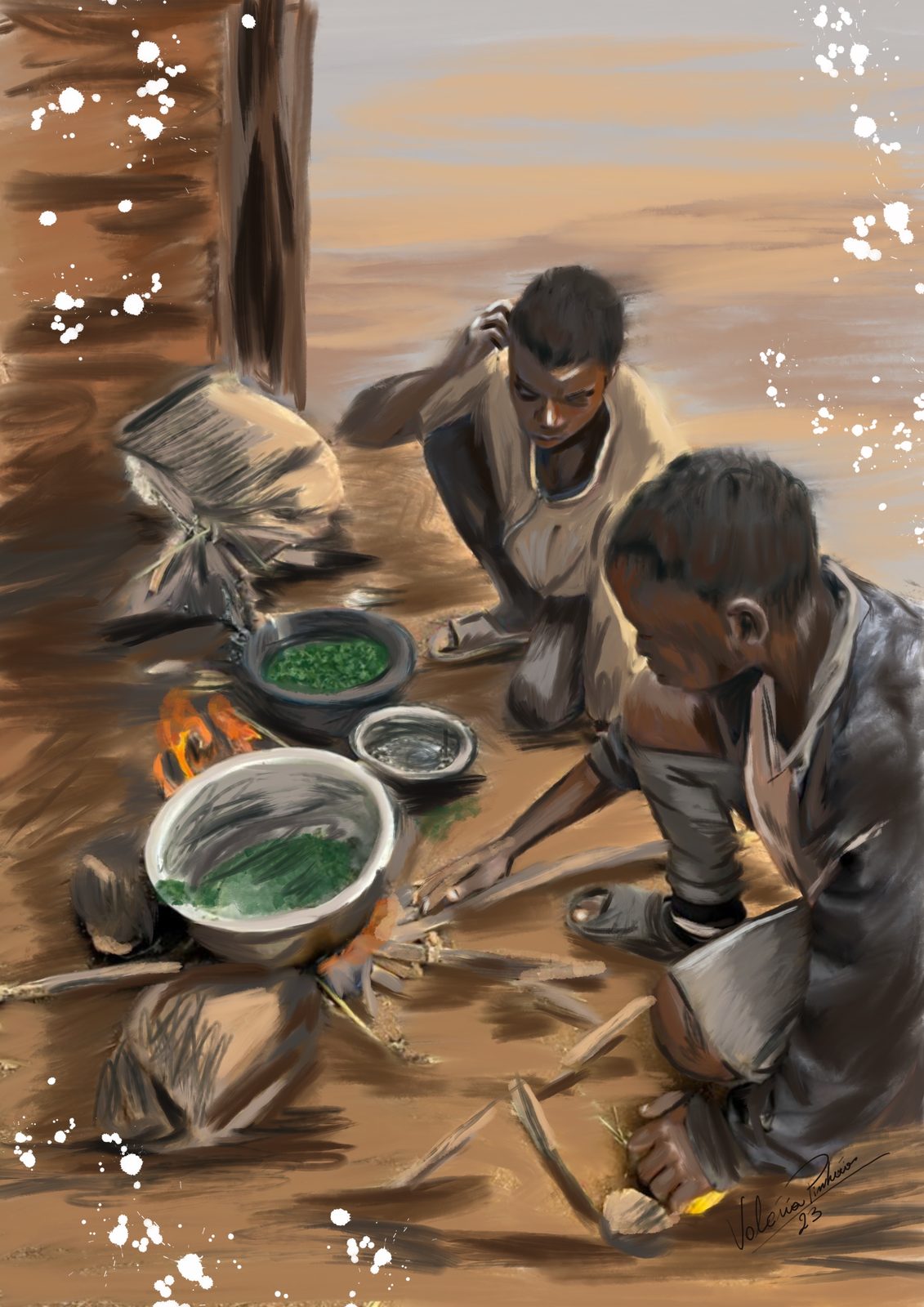 Refugiados — obra 7